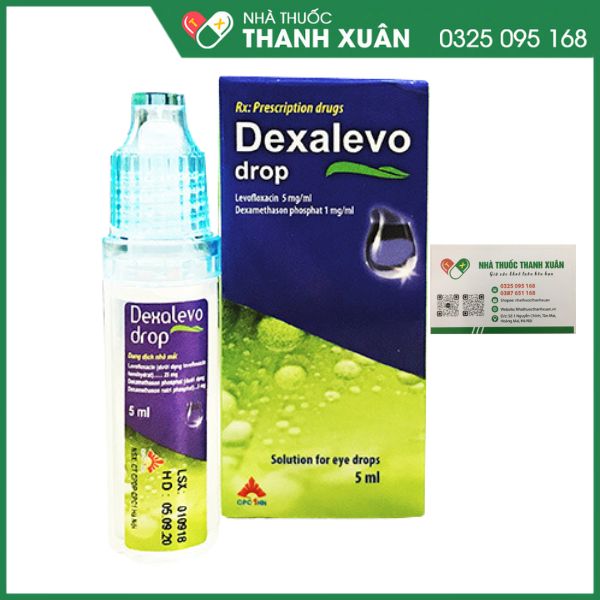 Dexalevo Drop - Thuốc điều trị nhiễm khuẩn mắt